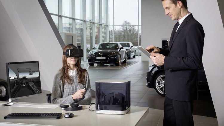 VR car showroom
